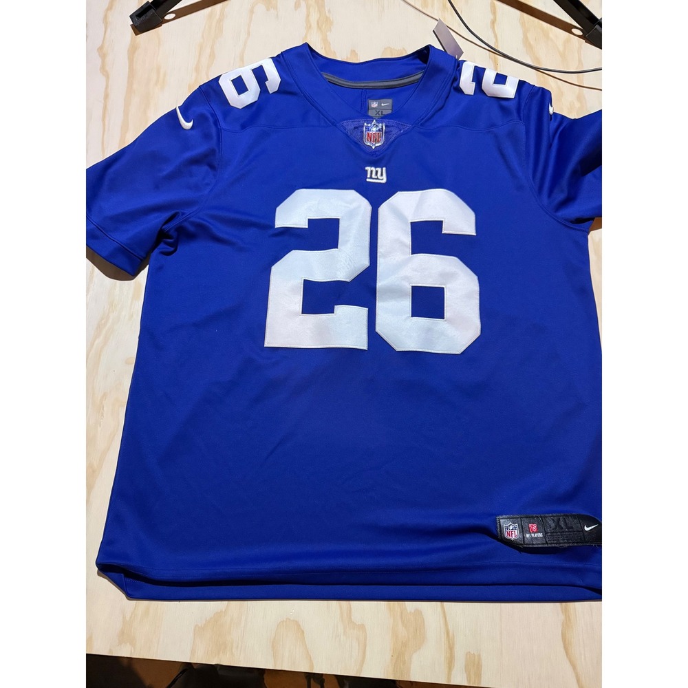 NFL New York Giants Royal Blue Saquon Barkley Jersey Size XL